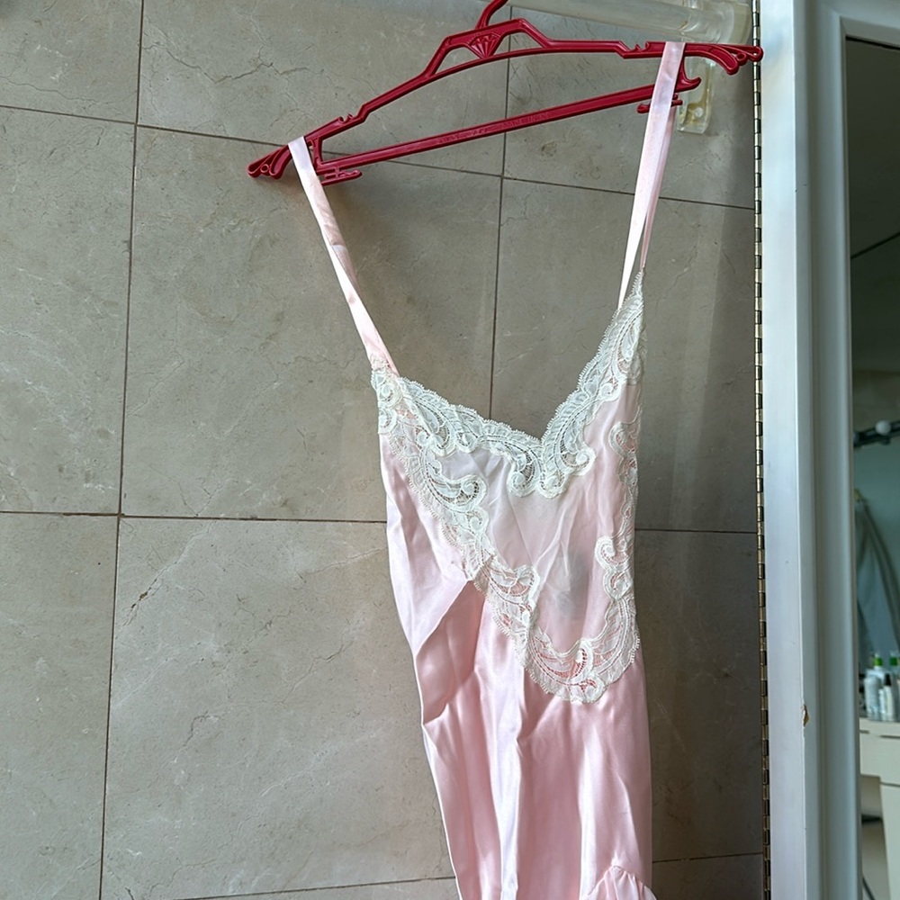 Natori Robe and a slip